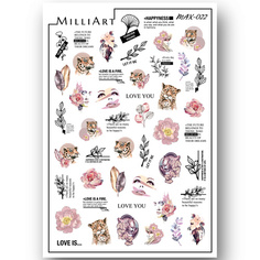 Слайдеры MILLIART NAILS Слайдер дизайн для ногтей 2D MAX-022
