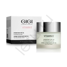 Крем для лица GIGI Увлажняющий крем для нормальной и сухой кожи Vitamin E с SPF-20 50.0