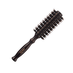 Расческа для волос MELONPRO Брашинг с облегченной деревянной ручкой и натуральной щетиной 26 мм