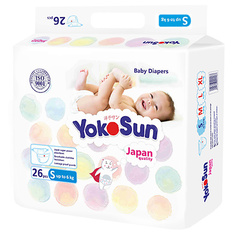 YOKOSUN Подгузники S (до 6 кг) 26