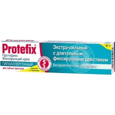 Протефикс крем фиксирующий д/зубных протезов экстра-сильный мята 40мл АПТЕКА