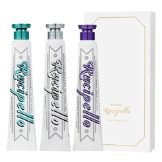 Набор средств для ухода за полостью рта RUCIPELLO Набор зубных паст Подарочный 3 предмета