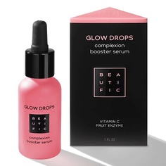 Уход за лицом BEAUTIFIC Сыворотка для лица Glow Drops. Бустер для идеального цвета лица с витамином С