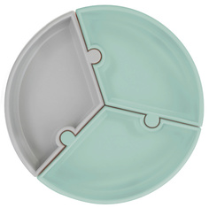 Набор посуды MINIKOIOI Puzzle Набор секционных тарелок с присосками 0+