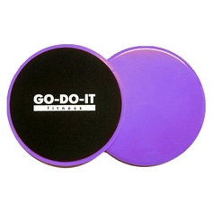 Диск вращающийся GO-DO-IT Диски для скольжения (пара) + 24 видео тренировки