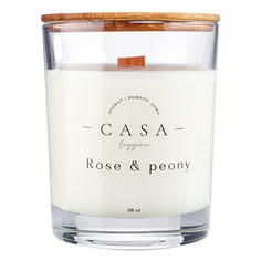 CASA LEGGERA Свеча в стекле Rose&Peony 200