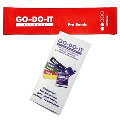 Эспандер GO-DO-IT Фитнес резинка STANDARD, 5 см ширина, сопротивление 6 - 7 кг