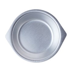 Тарелка алюминий, 13 см, мелкая, круглая, Демидово, Scovo, МТ-051