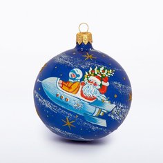 Елочный шар Елочка, Полет, стекло, С549