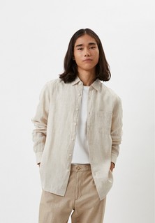Рубашка UNIQLO изо льна класса премиум