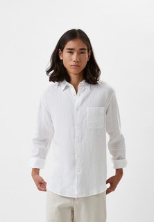 Рубашка UNIQLO изо льна класса премиум