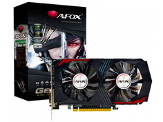 Видеокарта AFOX GeForce GTX 1050 Ti 4GB 1290MHz PCI-E 4096Mb 128-bit DVI HDMI DP ATX Dual Fan AF1050TI-4096D5H5-V2