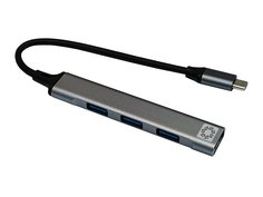 Хаб USB 5bites 1xUSB 3.0 - 3xUSB 2.0 HB31C-314SL Slver