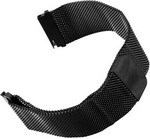 Ремешок для смарт-часов Barn&Hollis универсальный магнитный, 20 mm, металл, черный УТ000026793