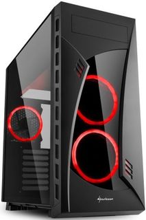 Корпус eATX Sharkoon NIGHT SHARK RED