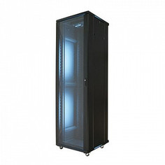 Шкаф напольный 19&quot;, 42U Wize RE42RU/W42UR