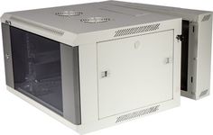 Шкаф настенный 19&quot;, 6U TWT TWT-CBW3G-6U-6x6-GY