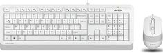 Клавиатура и мышь A4Tech F1010 WHITE