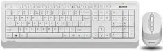 Клавиатура и мышь Wireless A4Tech FG1010 WHITE