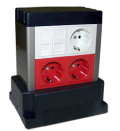 Коробка напольная Lanmaster LAN-WA-TWR2-F45/4