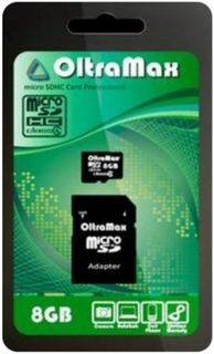 Карта памяти 8GB OltraMax OM008GCSDHC4-AD