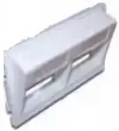 Рамка Lanmaster LAN-WA-P2H/A-WH