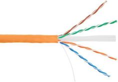 Кабель витая пара U/UTP 6 кат. 4 пары NIKOLAN NKL 4140C-OR