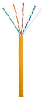 Кабель витая пара U/UTP 5e кат. 4 пары Netlan EC-UU004-5E-LSZH-OR-1