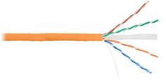 Кабель витая пара U/UTP 6 кат. 4 пары Netlan EC-UU004-6-LSZH-OR