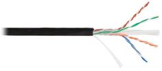 Кабель витая пара U/UTP 6 кат. 4 пары Netlan EC-UU004-6-PE-BK