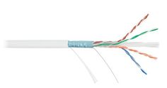 Кабель витая пара F/UTP 6 кат. 4 пары NIKOLAN NKL 4240C-WT