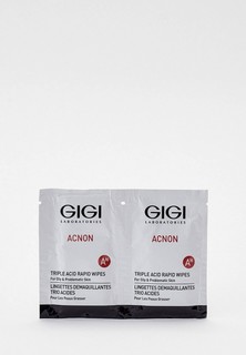 Салфетки для пилинга Gigi 2 шт. ACNON Triple acid rapid wipes / Салфетка-пилинг трехкислотная 2 шт