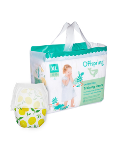 Offspring трусики-подгузники, XL 12-20 кг. 30 шт. расцветка Лимоны