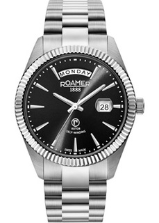 Швейцарские наручные мужские часы Roamer 981.662.41.55.90. Коллекция Primeline