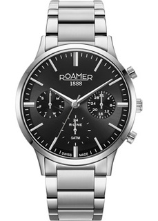 Швейцарские наручные мужские часы Roamer 718.982.41.55.70. Коллекция R-Line Classic