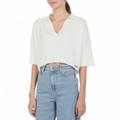 Женская футболка Кроп топ GUESS SS CHARLI OVERSIZED CROP POLO SWTR 12 GG