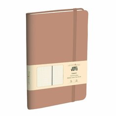 Блокнот Listoff Joy Book Вишневое какао, 96 листов, в клетку, А5