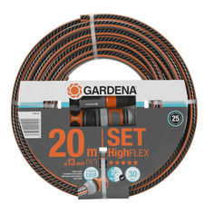 Шланг Gardena HighFLEX 1/2" 20м + фитинги
