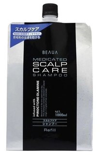 Шампунь Kumano Cosmetics для лечения кожи головы Beaua 1000 мл ( зап/уп)