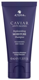 Шампунь-биоревитализация для увлажнения с морским шелком Alterna Caviar Anti-Aging Replenishing Moisture Shampoo mini 40 мл