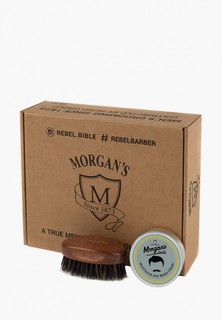 Набор для ухода за бородой Morgans Morgan's крем 75 мл + щетка
