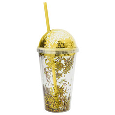 Стаканы, кружки пластмассовые стакан ATMOSPHERE Aura 450мл с трубочкой и крышкой акрил Atmosphere®