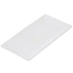 Блюдо керамика, прямоугольное, 20 см, белое, Грейс, Daniks, Y4-3746