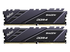 Модуль памяти Netac Shadow DDR4 DIMM PC25600 3200Mhz CL16 - 32Gb KIT (2x16Gb) NTSDD4P32DP-32E