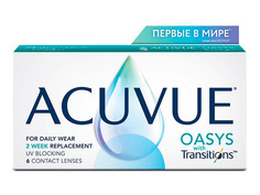 Контактные линзы Johnson & Johnson Oasys with Transitions (6 линз / 8.4 / -3)