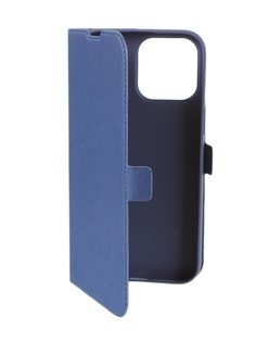 Чехол DF для APPLE iPhone 14 Pro Max Blue iFlip-09