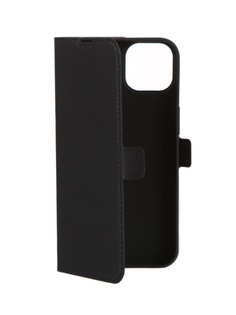 Чехол DF для APPLE iPhone 14 Black iFlip-06