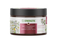 Скраб для тела Synergetic Антицеллюлитный Пачули и ароматный бергамот 300ml 4607971452737