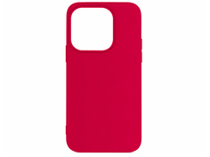 Чехол DF для APPLE iPhone 14 Pro Silicone Red iCase-32