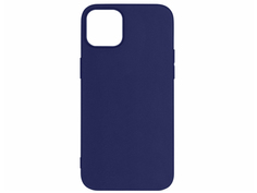 Чехол DF для APPLE iPhone 14 Max Silicone Blue iCase-31